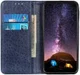 Motorola One Macro Crazy Horse Portemonnee Hoesje Leer Blauw afbeelding 8