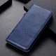 Motorola One Macro Crazy Horse Portemonnee Hoesje Leer Blauw afbeelding 9