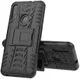 Motorola Moto E6s / E6I / E6 Plus Robuust Hybride Hoesje Zwart afbeelding 3