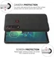 Motorola Moto G8 Plus Stof Hard Back Cover Zwart afbeelding 6