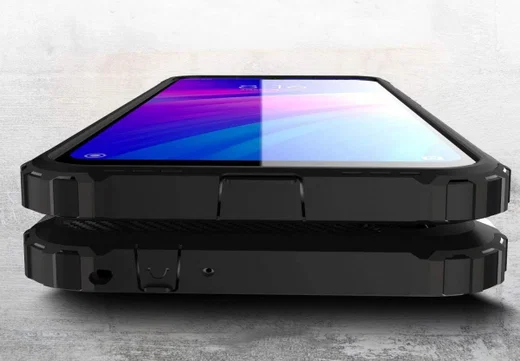 Xiaomi Redmi 7A Armor Guard Hybrid Case Donker Blauw afbeelding 3