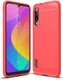 Xiaomi Mi A3 Geborsteld TPU Hoesje Rood afbeelding 1