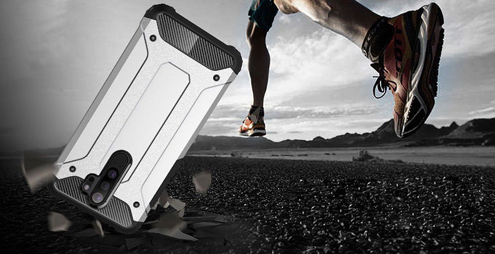 Xiaomi Redmi Note 8 Pro Armor Guard Hybrid Case Zwart afbeelding 8