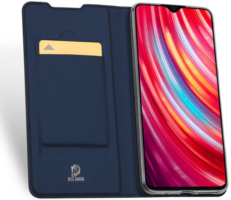 Dux Ducis Xiaomi Redmi Note 8 Pro Bookcase Hoesje Blauw afbeelding 2