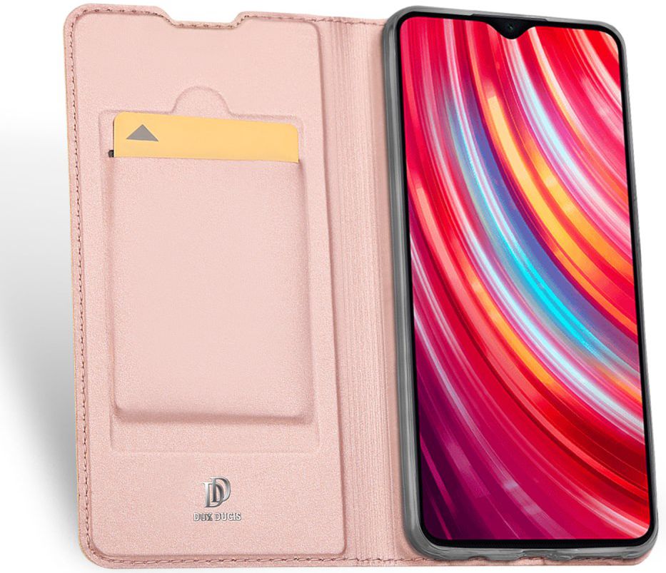 Dux Ducis Xiaomi Redmi Note 8 Pro Bookcase Roze Goud afbeelding 4
