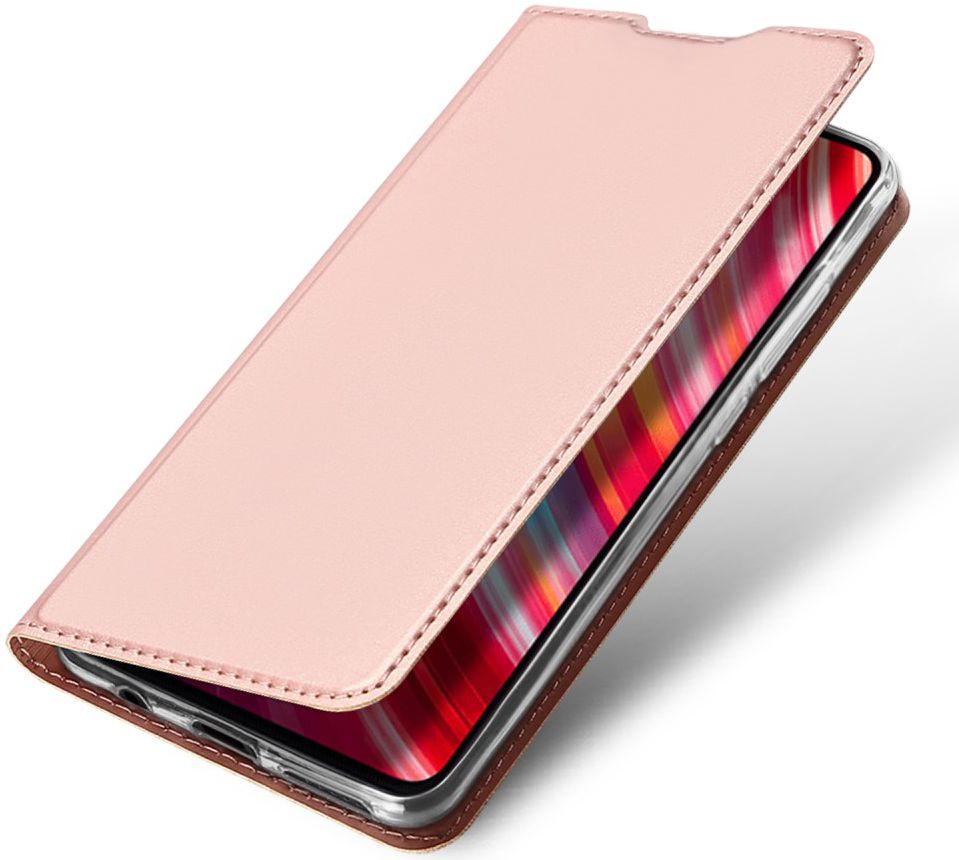 Dux Ducis Xiaomi Redmi Note 8 Pro Bookcase Roze Goud afbeelding 1