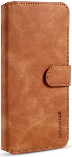 Xiaomi Redmi Note 8 Pro Retro Portemonnee Hoesje Bruin afbeelding 5