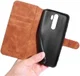 Xiaomi Redmi Note 8 Pro Retro Portemonnee Hoesje Bruin afbeelding 4