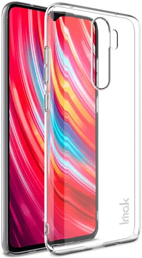 Xiaomi Redmi Note 8 Pro Hoesje + Screen Protector Transparant afbeelding 1
