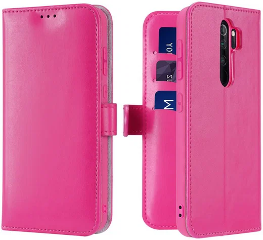 Dux Ducis Kado Series Xiaomi Redmi Note 8 Pro Portemonnee Hoesje Roze afbeelding 4