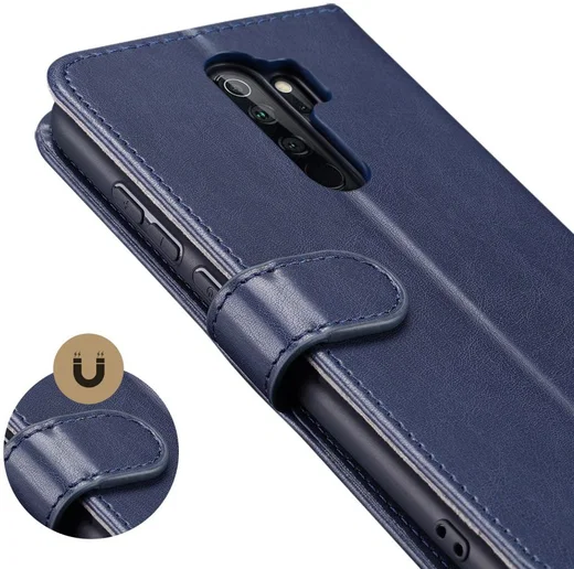 Dux Ducis Kado Series Xiaomi Redmi Note 8 Pro Portemonnee Hoesje Blauw afbeelding 6