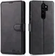 Xiaomi Redmi Note 8 Pro AZNS Portemonnee Stand Hoesje Zwart afbeelding 2