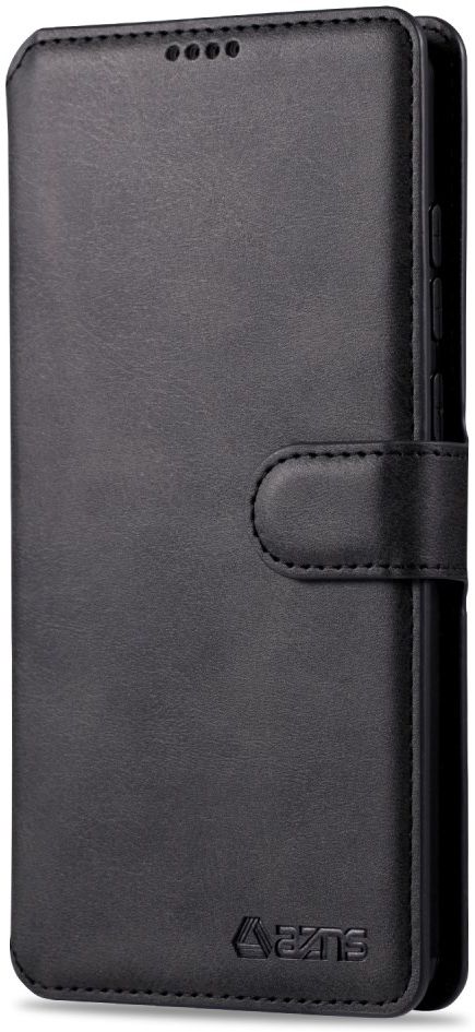 Xiaomi Redmi Note 8 Pro AZNS Portemonnee Stand Hoesje Zwart afbeelding 3