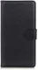 Alcatel 3X 2019 Litchi Skin Leren Portemonnee Hoesje Zwart afbeelding 1