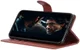 Alcatel 3X 2019 Litchi Skin Leren Portemonnee Hoesje Bruin afbeelding 5
