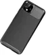 Google Pixel 4 XL Siliconen Carbon Hoesje Zwart afbeelding 2