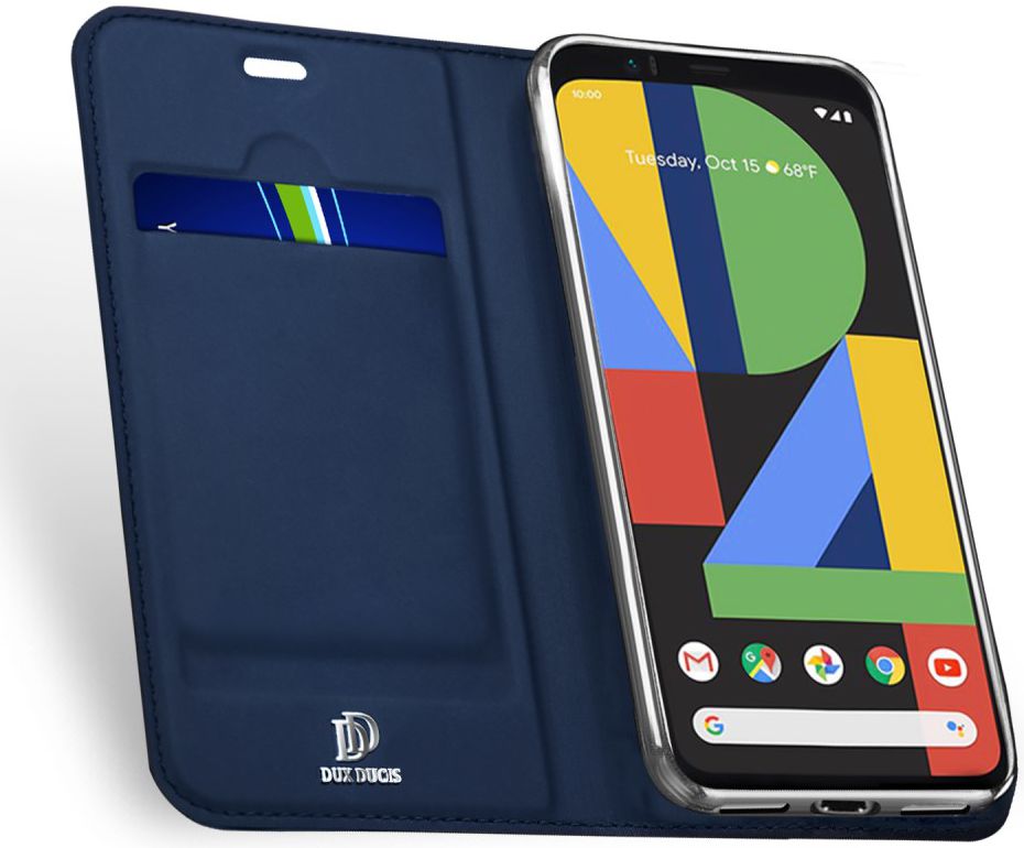 Dux Ducis Skin Pro Series Google Pixel 4 XL Flip Hoesje Blauw afbeelding 2