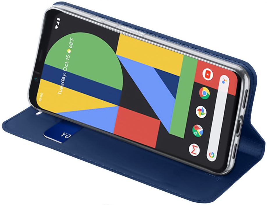 Dux Ducis Skin Pro Series Google Pixel 4 XL Flip Hoesje Blauw afbeelding 4
