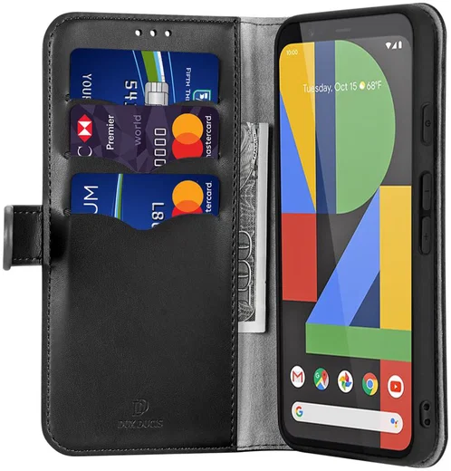 Dux Ducis Kado Series Google Pixel 4 Portemonnee Hoesje Zwart afbeelding 1