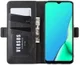 Oppo A5 / A9 (2020) Stand Portemonnee Hoesje Zwart afbeelding 1
