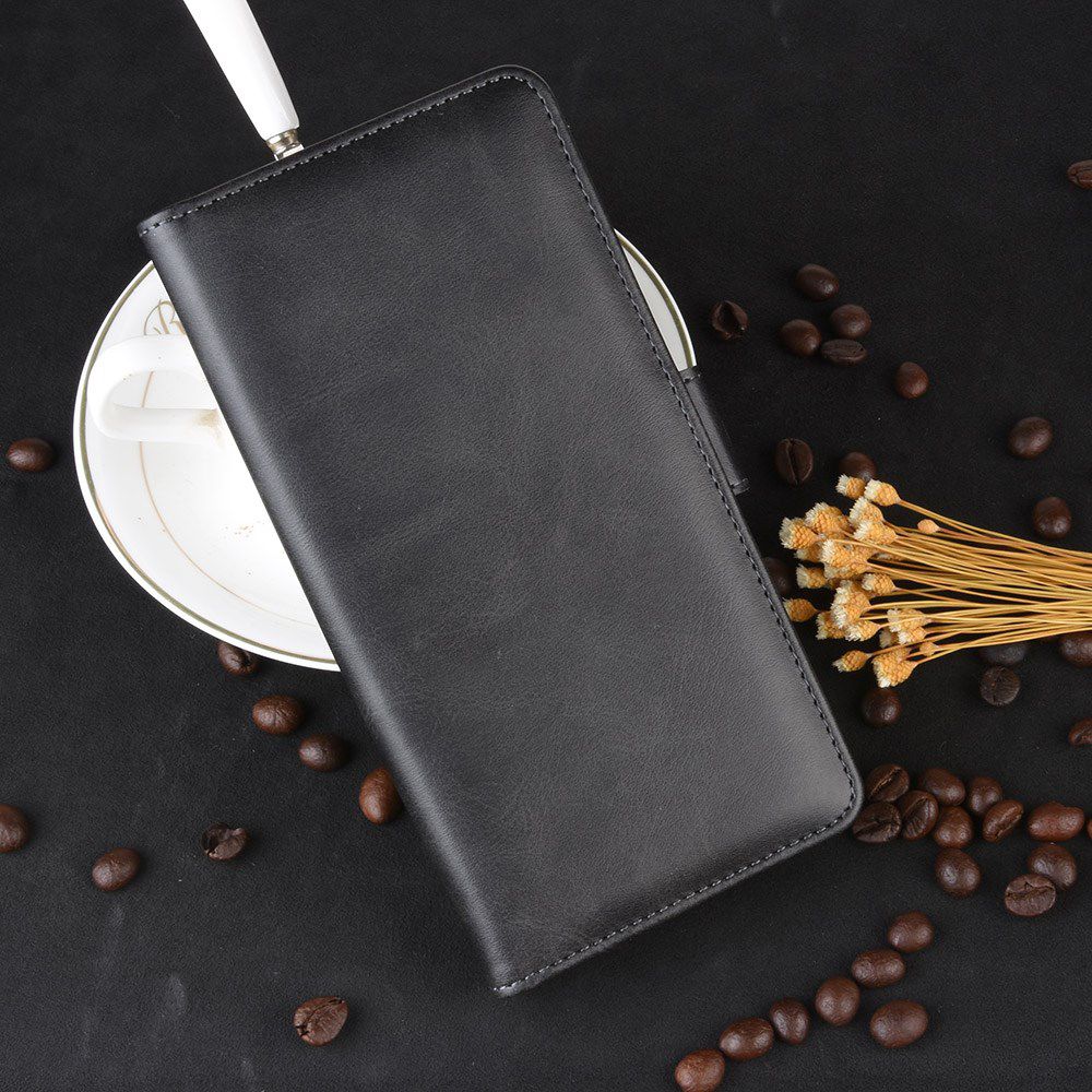 Oppo A5 / A9 (2020) Stand Portemonnee Hoesje Zwart afbeelding 7