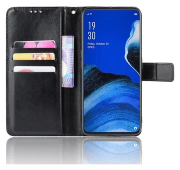 OPPO Reno 2Z Book Case Portemonnee Hoesje Zwart