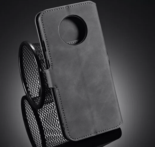 DG Ming Retro Portemonnee OnePlus 7T Hoesje Grijs afbeelding 9