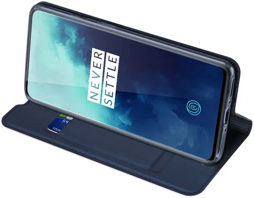 Dux Ducis Skin Pro Book Case OnePlus 7T Pro Hoesje Blauw afbeelding 4