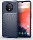OnePlus 7T Twill Texture Hoesje Blauw afbeelding 1