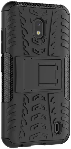 Nokia 2.2 Robuust Hybride Hoesje Zwart afbeelding 8