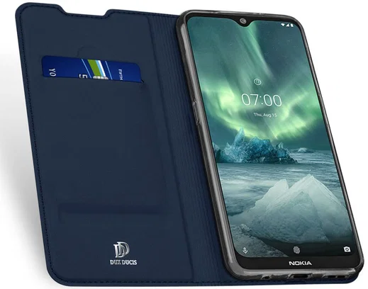 Dux Ducis Premium Book Case Nokia 6.2 / 7.2 Hoesje Blauw afbeelding 2