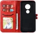 Nokia 6.2 / 7.2 Portemonnee Hoesje Met Kat Rood afbeelding 1