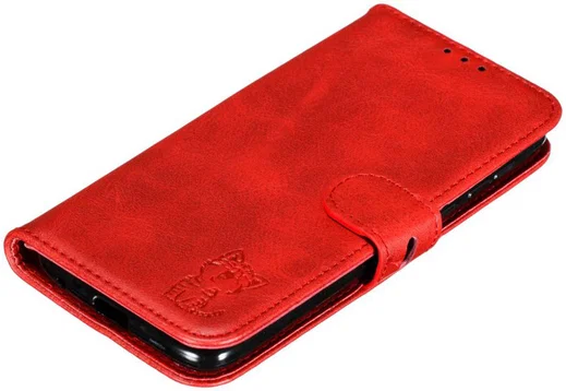 Nokia 6.2 / 7.2 Portemonnee Hoesje Met Kat Rood afbeelding 6