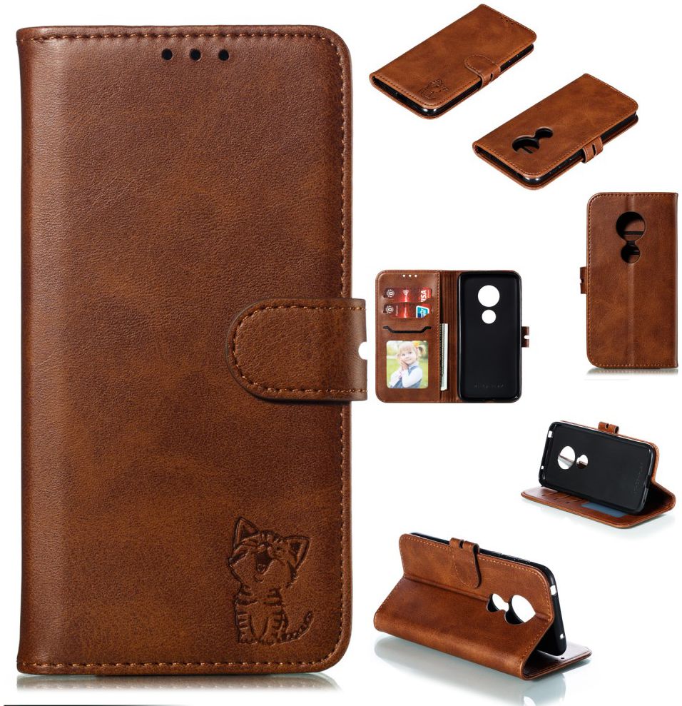 Nokia 6.2 / 7.2 Portemonnee Hoesje Met Kat Coffee afbeelding 8