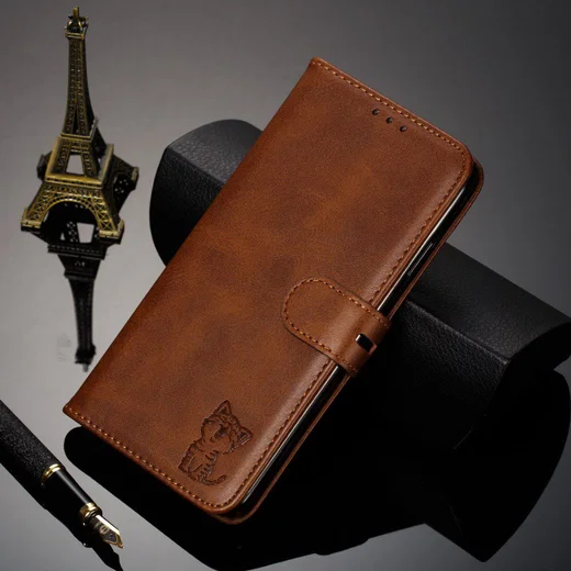 Nokia 6.2 / 7.2 Portemonnee Hoesje Met Kat Coffee afbeelding 9