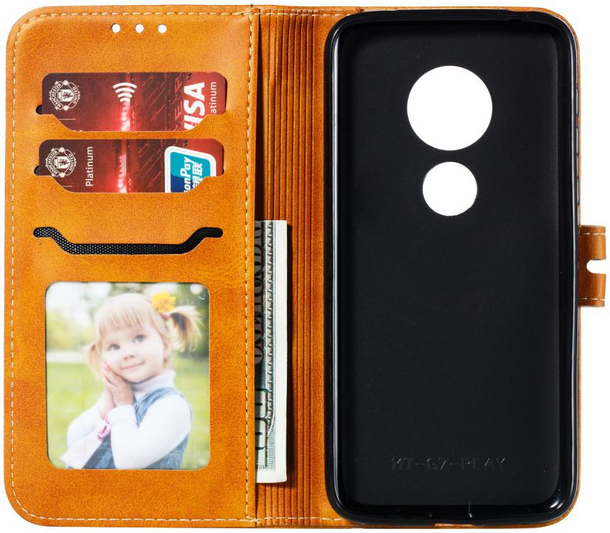 Nokia 6.2 / 7.2 Portemonnee Hoesje Met Kat Bruin afbeelding 3