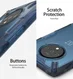 Ringke Fusion X OnePlus 7T Hoesje Transparant / Blauw afbeelding 3
