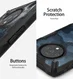 Ringke Fusion X Design OnePlus 7T Hoesje Camo Zwart afbeelding 4