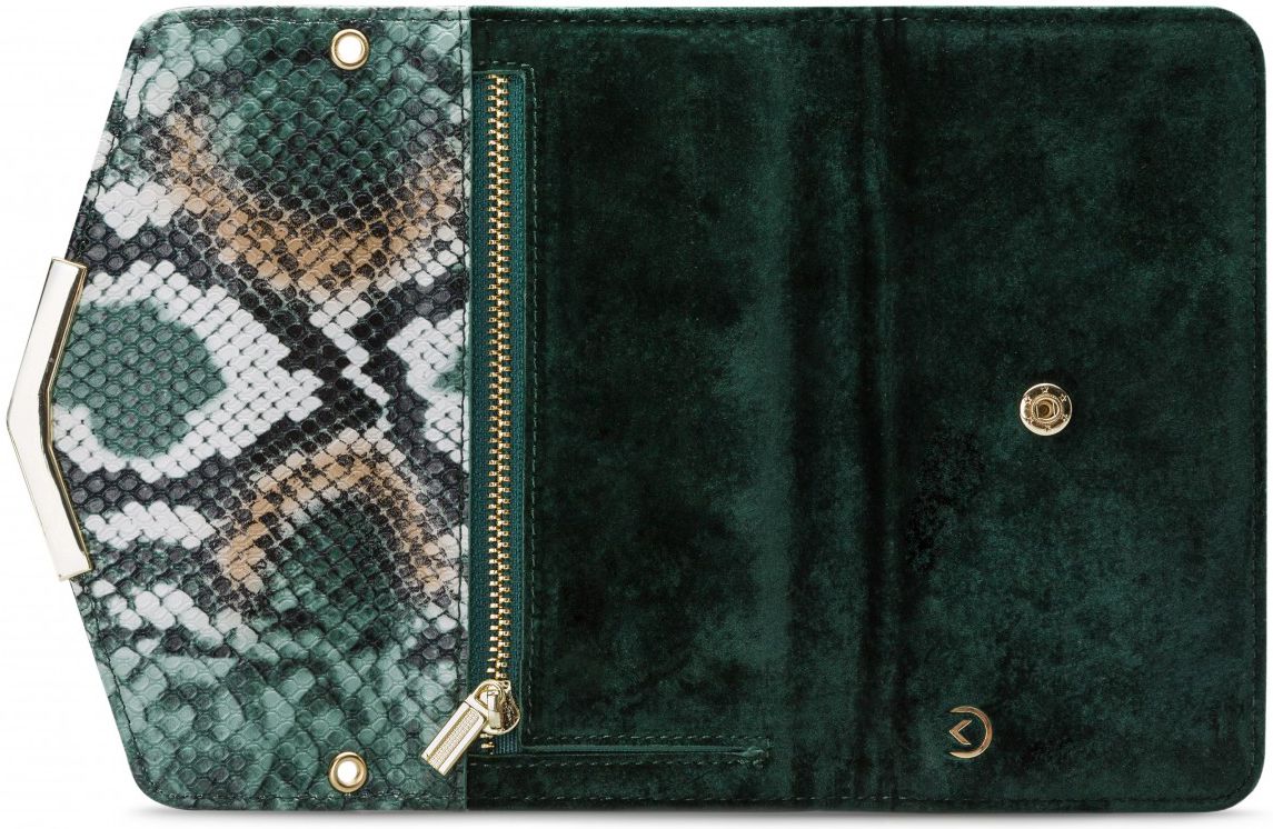 Mobilize Velvet Clutch Apple iPhone 11 Pro Max Hoesje Green Snake afbeelding 5