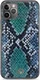 Mobilize Velvet Clutch Apple iPhone 11 Pro Max Hoesje Royal Blue Snake afbeelding 3