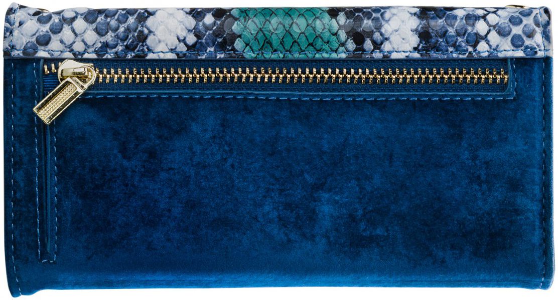 Mobilize Velvet Clutch Apple iPhone 11 Pro Max Hoesje Royal Blue Snake afbeelding 6