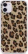 Mobilize Velvet Clutch Apple iPhone 11 Hoesje Green Leopard afbeelding 3