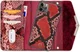 Mobilize Velvet Clutch Apple iPhone 11 Pro Hoesje Red Snake afbeelding 1