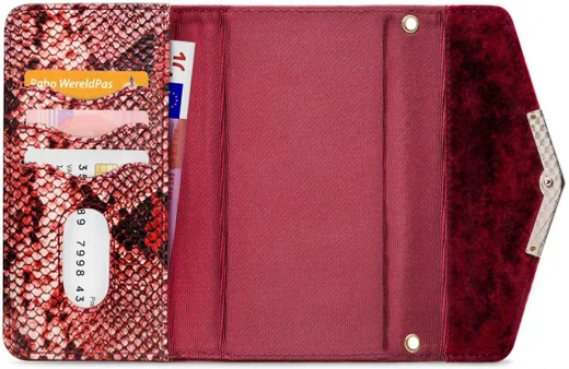 Mobilize Velvet Clutch Apple iPhone 11 Pro Hoesje Red Snake afbeelding 4