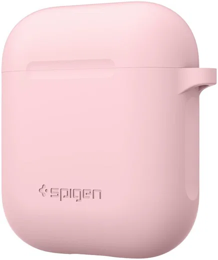 Spigen Silicone Fit Apple AirPods Hoesje Roze afbeelding 3