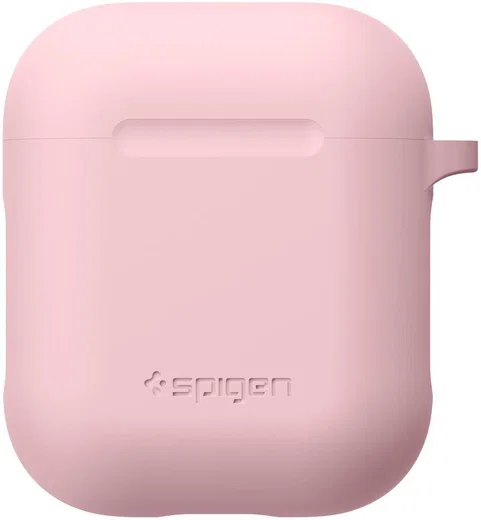 Spigen Silicone Fit Apple AirPods Hoesje Roze afbeelding 4