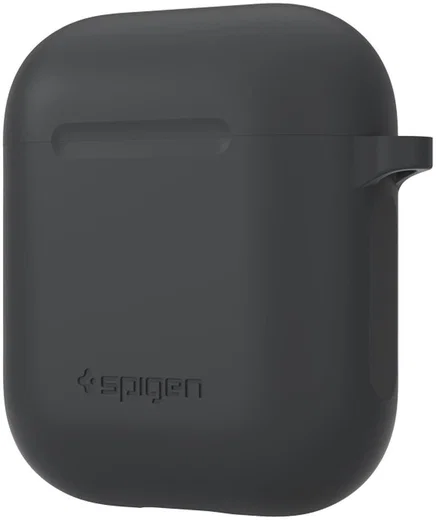 Spigen Silicone Fit Apple AirPods Hoesje Grijs afbeelding 3
