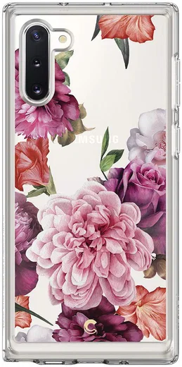 Spigen Ciel by Cyrill Cecile Galaxy Note 10 Hoesje Rose Floral afbeelding 4