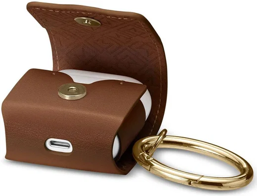 Spigen La Manon Apple AirPods Hoesje Bruin afbeelding 2