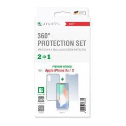 4smarts 360° Protection Limited Cover Apple IPhone XS / X Transparant afbeelding 4
